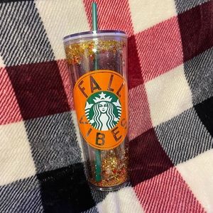 Fall Vibes Custom Starbucks Tumblr Double Wall Cold Cup